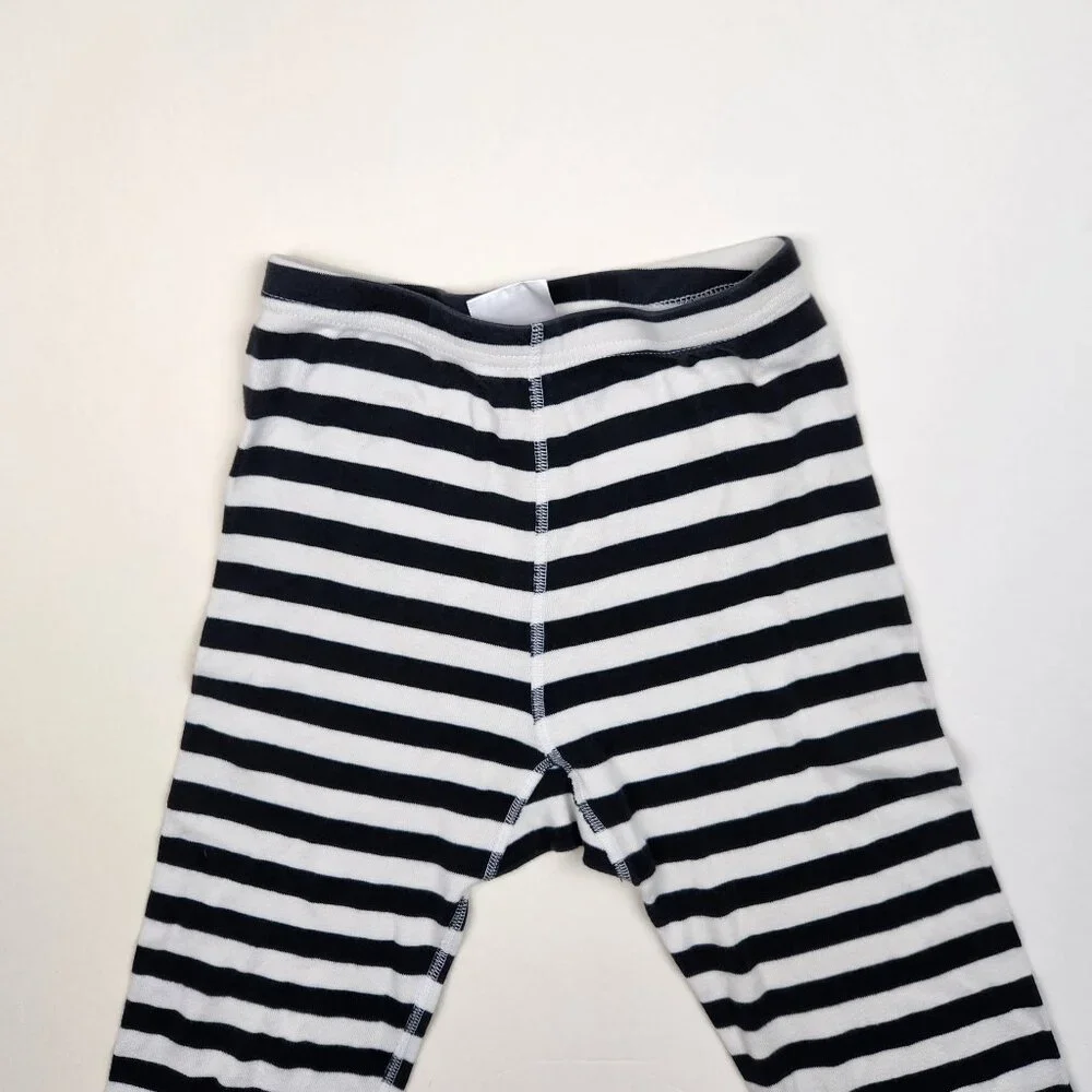 Hanna Andersson Disney Blue White Striped Pajama Pants sz US 10 140cm